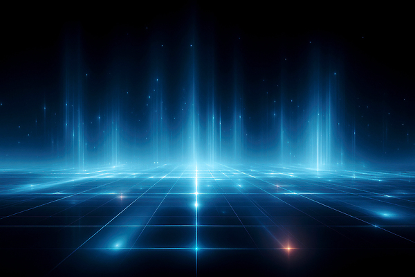 JPG 편집이미지 디자인 선 백그라운드 패턴 추상 그래픽 파란색 빛 우주 공간 분위기 신비 기하학 이미지편집 AI컴퓨터그래픽 AI콘텐츠 컬러 컨셉 무늬 파일형식