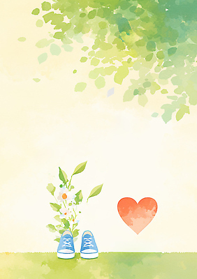 JPG 꽃 여유 운동화 일러스트 자연 생명 따뜻함 사랑 미소 풍경 일상 봄 하트 그림 감성 뷰티풀 삭막함 색채 접착풀 창의성 국내일러스트 AI일러스트 AI콘텐츠 모양 식물 계절 감정 신발 컨셉 문구용품 표정 라이프 풀_접착제 생태계 파일형식