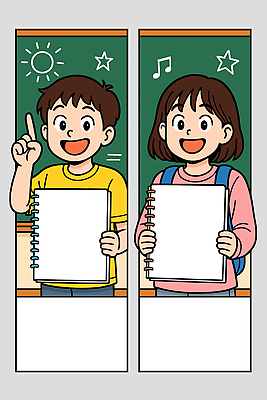 교육 어린이 포즈 일러스트 교실 학교 모션 표정 밝음 대화 웃음 친구 노트북 학습 칠판 즐거움 그림 소통 창의성 국내일러스트 AI파일 감정 컨셉 관계 말하기 사람 전자제품 파일형식 벡터