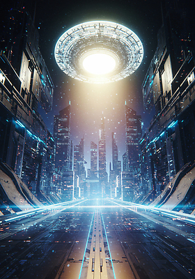 JPG 편집이미지 지구 하늘 미래 기술 빛 우주 고층빌딩 도시 신비 우주선 우주여행 SF 이미지편집 AI컴퓨터그래픽 AI콘텐츠 여행 컨셉 빌딩 파일형식