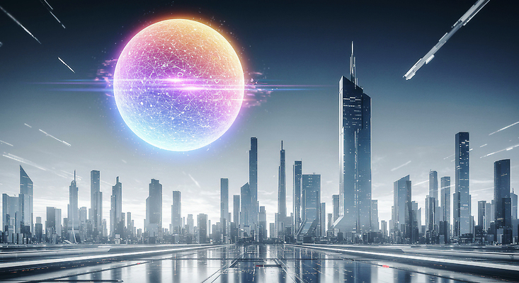 JPG 편집이미지 건축 하늘 조명 기술 풍경 태양 우주 대기 모던 미래도시 독창 경관 이미지편집 AI컴퓨터그래픽 AI콘텐츠 자연요소 미래 도시 파일형식