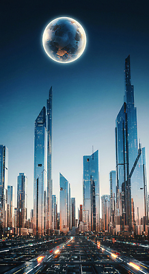 JPG 편집이미지 지구 유리 하늘 바람 미래 풍경 건물 빛 반사 도시 구조물 밤 이미지편집 AI컴퓨터그래픽 AI콘텐츠 자연요소 건축물 건축 컨셉 재질 날씨 견과류 파일형식