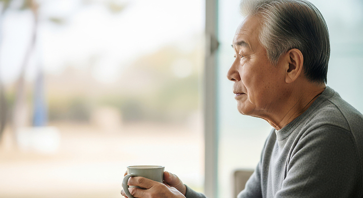 JPG 편집이미지 남자 커피 생각 자연 잔 표정 여름 평화 분위기 소음 깊이 오후 의료성형뷰티 차분 편집실사 AI인물포토 AI콘텐츠 식기 계절 음료 컨셉 사람 소리 CG 생태계 파일형식 AI포토
