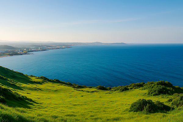 JPG 편집이미지 여유 바다 여행 자연 날씨 풍경 초원 해변 제주도 언덕 편집실사 AI포토 AI콘텐츠 감정 한국 CG 생태계 파일형식