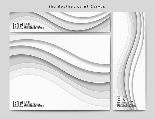 모양 템플릿 디자인 배너템플릿 포스터 예술 백그라운드 곡선 흑백 그래픽 매력적 표현 모던 그림 스타일 AI파일 배너 선 컨셉 촬영기법 파일형식 벡터