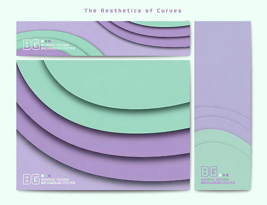 템플릿 디자인 배너템플릿 컬러 백그라운드 패턴 곡선 그래픽 모던 그림 서식 시각디자인 디지털아트 AI파일 배너 선 무늬 파일형식 벡터