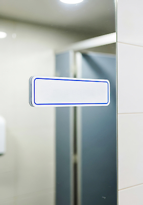 JPG 편집이미지 디자인 알림판 내부 생활 문 청결 공간 모던 화장실 시설 남자화장실 여자화장실 편집실사 AI포토 AI콘텐츠 위생 CG 파일형식