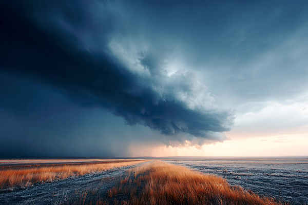 JPG 구름 편집이미지 자연 하늘 바람 날씨 풍경 대기 변화 저녁 폭풍 평야 이미지편집 AI포토 AI콘텐츠 자연요소 컨셉 야간 생태계 파일형식