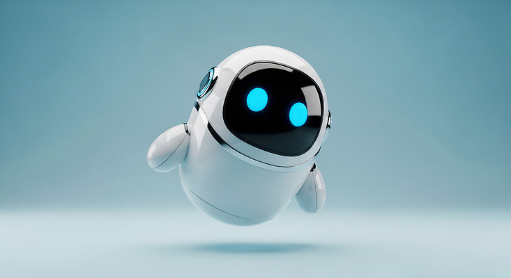 JPG 편집이미지 디자인 백그라운드 미래 조명 기술 공중 파란색 반사 귀여움 기계 매력적 로봇 모던 부드러움 이미지편집 AI컴퓨터그래픽 AI콘텐츠 컬러 컨셉 감각 파일형식