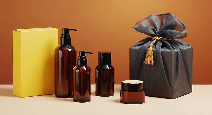 JPG 편집이미지 디자인 컬러 포장 풍경 선물상자 위생용품 선크림 크림 오브젝트 스킨케어 선물세트 보습 세럼 편집실사 AI포토 AI콘텐츠 생활용품 선물 상자 뷰티 화장품 CG 파일형식