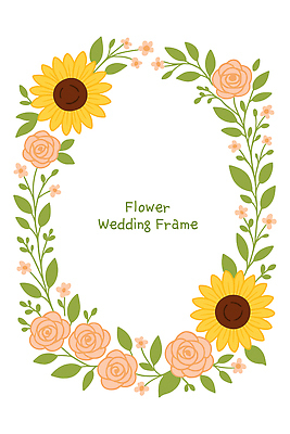 디자인 기념일 꽃 행복 예술 결혼 일러스트 자연 결혼식 해바라기 프레임 선물 사랑 장식 친구 장미 축하 빈티지 화사함 테마 특별함 국내일러스트 AI파일 식물 감정 컨셉 관계 이벤트 생태계 파일형식 벡터