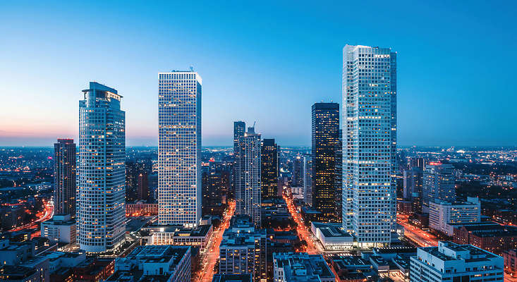 JPG 편집이미지 건축 하늘 조명 아파트 풍경 건물 빛 고층빌딩 활발 도시 저녁 스카이라인 편집실사 AI포토 AI콘텐츠 건축물 컨셉 주택 빌딩 야간 CG 파일형식