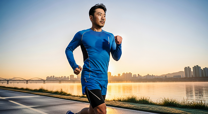 JPG 편집이미지 남자 실루엣 여유 신체 자연 아침 건강 풍경 조깅 운동 일출 도시 한강 러닝 의료성형뷰티 편집실사 AI인물포토 AI콘텐츠 주간 감정 서울 촬영기법 사람 노을 CG 생태계 랜드마크 파일형식 AI포토