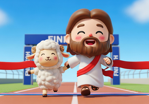 JPG 편집이미지 캐릭터 스포츠 백그라운드 하늘 웃음 사람 친구 달리기 운동 축제 활발 기쁨 양 결승선 Teamwork 이미지편집 AI컴퓨터그래픽 AI콘텐츠 감정 컨셉 포유류 관계 모션 표정 건강 파일형식