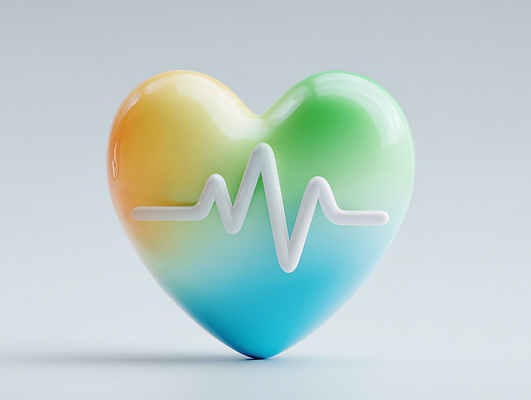 JPG 편집이미지 디자인 행복 감정 예술 컬러 건강 하트 심장 표현 모던 그라데이션 창의성 편집3D AI컴퓨터그래픽 AI콘텐츠 모양 3D 장기_의학 파일형식