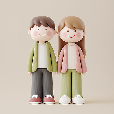 JPG 편집이미지 캐릭터 손 디자인 커플 컬러 관계 따뜻함 사랑 친구 귀여움 표현 구출 동심 편집3D AI컴퓨터그래픽 AI콘텐츠 감정 컨셉 신체부위 3D 도움 파일형식