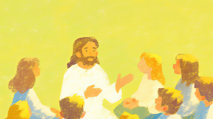 JPG 전통 교육 행복 감정 종교 백그라운드 일러스트 이야기 대화 사랑 학습 믿음 듣기 예수 가르침 그림 소통 공동체 교훈 국내일러스트 AI일러스트 AI콘텐츠 컨셉 모션 말하기 신_종교 파일형식