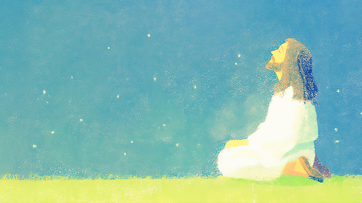 JPG 감정 별 종교 일러스트 자연 하늘 조명 사람 평화 고요 기도 관찰 밤 신비 사색 뷰티풀 영감 국내일러스트 AI일러스트 AI콘텐츠 자연요소 컨셉 생각 모션 견과류 생태계 파일형식