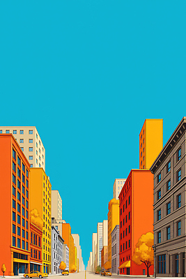 JPG 나무 건축물 여행 일러스트 거리 따뜻함 풍경 건물 일상 햇빛 가을 도시 도심 모던 조경 주말 고층 풍경화 국내일러스트 AI일러스트 AI콘텐츠 식물 계절 건축 라이프 태양 그림 파일형식