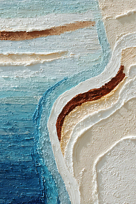 JPG 편집이미지 디자인 물결 예술 컬러 자연 파란색 갈색 표현 질감 작품 조화 창작 편집실사 AI포토 AI콘텐츠 미술 CG 생태계 파일형식