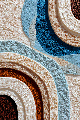 JPG 편집이미지 디자인 예술 컬러 패턴 곡선 인테리어 갈색 흰색 모던 질감 베이지색 벽장식 편집실사 AI포토 AI콘텐츠 선 무늬 장식 CG 파일형식