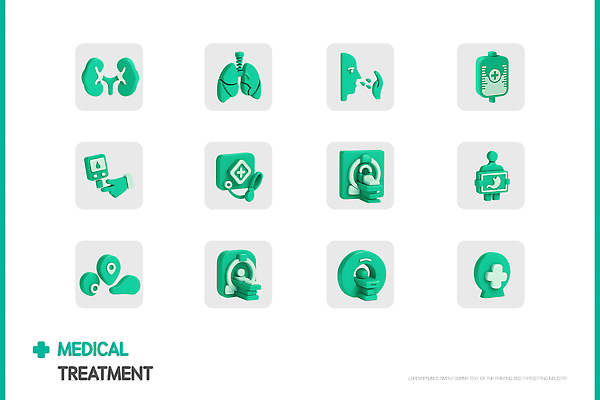 PSD 아이콘 디자인 의학 설계 건강 병원 치료 3D아이콘 환자 의사 정보 심장 신장 허파 전문 컨셉 의료진 장기_의학 비뇨기관 호흡기관 파일형식