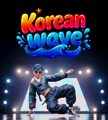 JPG 편집이미지 캐릭터 패션 문화 예술 조명 한국 유행 공연 에너지 무대 표현 춤 이미지편집 AI컴퓨터그래픽 AI콘텐츠 아시아 문화예술 이벤트 파일형식