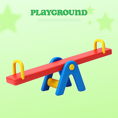 PSD 편집이미지 어린이 컬러 놀이 협력 안전 취미 친구 장난감 운동 활발 놀이터 즐거움 시소 편집3D 감정 컨셉 관계 건강 사람 3D 놀이기구 파일형식