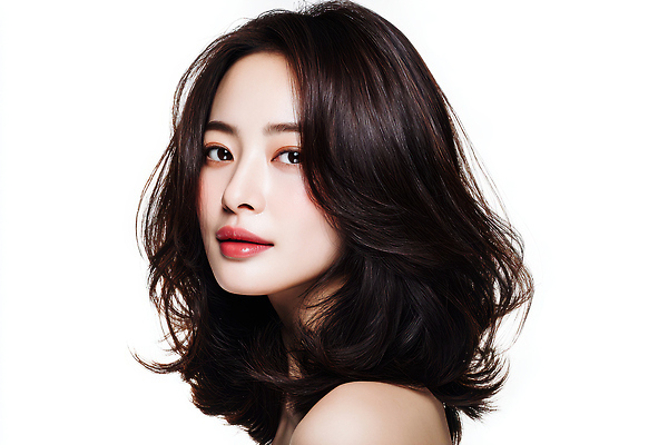 JPG 모델 편집이미지 긴머리 헤어스타일 여자 패션 얼굴 포즈 미소 뷰티 카메라 촬영 매력적 뷰티풀 프로필 의료성형뷰티 편집실사 AI인물포토 AI콘텐츠 컨셉 표정 사람 신체부위 전자제품 CG 파일형식 AI포토