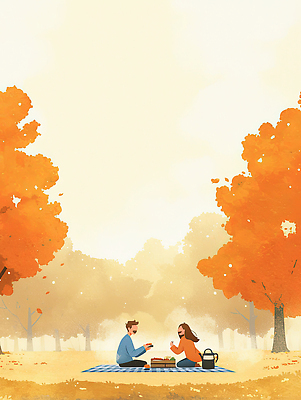 JPG 나무 커플 여유 음식 잎 일러스트 자연 따뜻함 사랑 일상 소풍 평화 산책 가을 소스 허브 산들바람 국내일러스트 AI일러스트 AI콘텐츠 식물 계절 감정 컨셉 관계 바람 휴식 라이프 야외활동 양념 생태계 파일형식