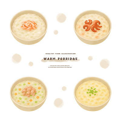 PSD 그릇 한식 음식 일러스트 재료 식탁 디저트 요리 식사 다양 전통음식 맛 아침식사 죽 건강식 간편조리식품 맛있는 국내일러스트 영양군 전통 식기 다수 컨셉 탁자 경상북도 파일형식