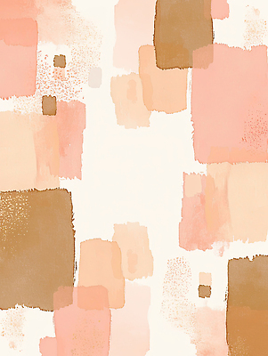 JPG 디자인 예술 분홍색 컬러 백그라운드 패턴 일러스트 따뜻함 갈색 블록 감각 모던 심플 부드러움 조화 창의성 스타일 국내일러스트 AI일러스트 AI콘텐츠 무늬 파일형식