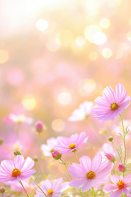 JPG 식물 편집이미지 꽃잎 꽃 분홍색 컬러 자연 풍경 햇빛 정원 봄 감상 향기 만개 뷰티풀 편집실사 AI포토 AI콘텐츠 계절 태양 CG 생태계 냄새 파일형식