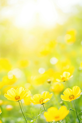 JPG 편집이미지 꽃밭 자연 생명 밝음 풍경 햇빛 봄 시골 만개 뷰티풀 편집실사 AI포토 AI콘텐츠 계절 꽃 태양 CG 생태계 파일형식