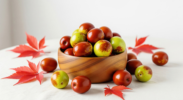 JPG 식물 편집이미지 계절 음식 단풍 과일 자연 조명 정원 오브젝트 대추 나무그릇 색감 편집실사 AI포토 AI콘텐츠 그릇 잎 목재 CG 생태계 파일형식