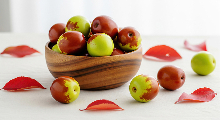 JPG 편집이미지 계절 음식 컬러 과일 자연 탁자 건강 장식 식사 가을 대추 나무그릇 뷰티풀 편집실사 AI포토 AI콘텐츠 그릇 가구 목재 CG 생태계 파일형식