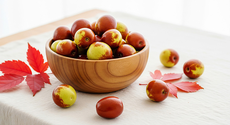 JPG 식물 편집이미지 계절 음료 컬러 단풍 과일 자연 탁자 디저트 수확 대추 조화 나무그릇 편집실사 AI포토 AI콘텐츠 그릇 음식 가구 잎 농업 목재 CG 생태계 파일형식