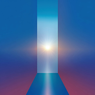 JPG 감정 길 예술 컬러 백그라운드 일러스트 자연 하늘 파란색 빛 태양 평화 고요 공간 비교 조화 뷰티풀 국내일러스트 AI일러스트 AI콘텐츠 자연요소 컨셉 생태계 파일형식