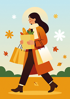 공원 여자 패션 꽃 감정 컬러 단풍 일러스트 모션 자연 거리 일상 쇼핑 장보기 운동 가을 즐거움 외출 일과 생필품 국내일러스트 AI파일 식물 계절 공공시설 잎 건강 사람 라이프 오브젝트 생태계 파일형식 벡터