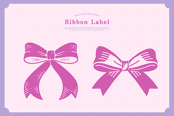 모양 디자인 리본 예술 선 분홍색 컬러 백그라운드 패턴 일러스트 그래픽 장식 라벨 심볼 질감 창의성 벡터 국내일러스트 AI파일 무늬 프레임 파일형식