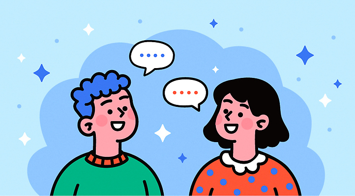 캐릭터 디자인 행복 감정 어린이 컬러 백그라운드 일러스트 모션 청소년 커뮤니케이션 대화 미소 친구 우정 표현 즐거움 소통 국내일러스트 AI파일 컨셉 관계 표정 말하기 사람 파일형식 벡터