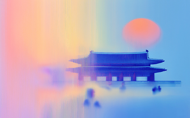 JPG 전통 건축 문화 예술 컬러 여행 일러스트 자연 하늘 한옥 한국 풍경 여러명 일몰 궁전 시간 역사 분위기 조용 뷰티풀 국내일러스트 AI일러스트 AI콘텐츠 한국전통 아시아 다수 컨셉 고건축 사람 노을 생태계 파일형식