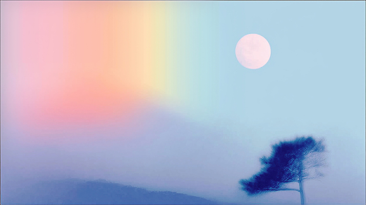 JPG 나무 야경 일러스트 자연 하늘 조명 한옥 풍경 평화 고요 새벽 안개 보름달 고독 밤 저녁 달빛 감성 뷰티풀 색감 몽환 국내일러스트 AI일러스트 AI콘텐츠 자연요소 식물 한국전통 감정 컨셉 고건축 날씨 견과류 달 야간 생태계 파일형식 풍경_경치