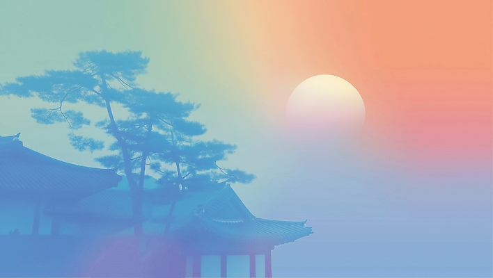 JPG 전통 문화 컬러 일러스트 자연 하늘 바람 한옥 한국 풍경 건물 평화 고요 일몰 궁전 소나무 저녁 조화 뷰티풀 국내일러스트 AI일러스트 AI콘텐츠 자연요소 나무 한국전통 건축물 아시아 컨셉 고건축 날씨 노을 야간 생태계 파일형식