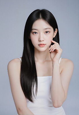 JPG 편집이미지 여자 패션 얼굴 포즈 미소 청춘 유행 매력적 턱 뷰티풀 의료성형뷰티 스타일 편집실사 AI인물포토 AI콘텐츠 컨셉 표정 사람 신체부위 CG 파일형식 AI포토