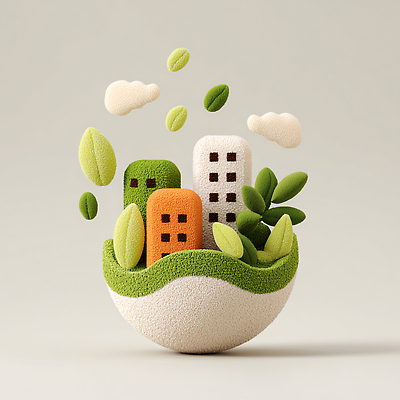 JPG 자연요소 구름 편집이미지 디자인 예술 컬러 나뭇잎 건물 장식 미니어처 공예 모던 질감 조화 창의성 편집3D AI컴퓨터그래픽 AI콘텐츠 건축물 잎 취미 3D 모형 파일형식