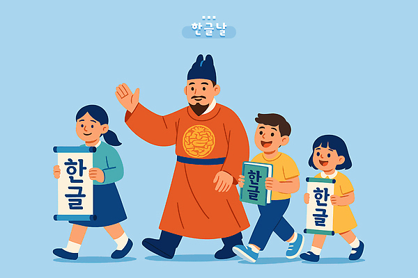 전통 손 옷 교육 기념일 남자 문화 어린이 일러스트 간판 기념 한국 웃음 이벤트 한글 한복 알림 전통행사 한글날 세종대왕 참여 국내일러스트 AI파일 문자 한국전통 아시아 표정 사람 신체부위 공휴일 전통의상 왕 국경일 파일형식 벡터