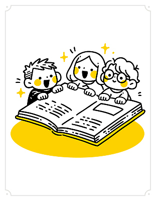 교육 감정 어린이 일러스트 모션 밝음 이야기 대화 웃음 책 친구 학습 독서 모임 즐거움 그림 상상력 오후 창의성 국내일러스트 AI파일 관계 표정 말하기 사람 파일형식 벡터