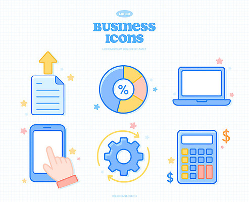 아이콘 비즈니스 그래프 기술 관리 노트북 스마트폰 디지털 계산기 도구 작업 문서 재정 효율 2D아이콘 AI파일 컨셉 문구용품 전자제품 핸드폰 스마트기기 장비 파일형식 벡터