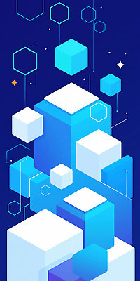 JPG 모양 디자인 예술 컬러 백그라운드 일러스트 추상 기술 그래픽 파란색 디지털 블록 감각 배열 모던 정사각형 기하학 창의성 국내일러스트 AI일러스트 AI콘텐츠 도형 무늬 파일형식